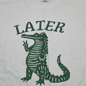 Later Gator white tee